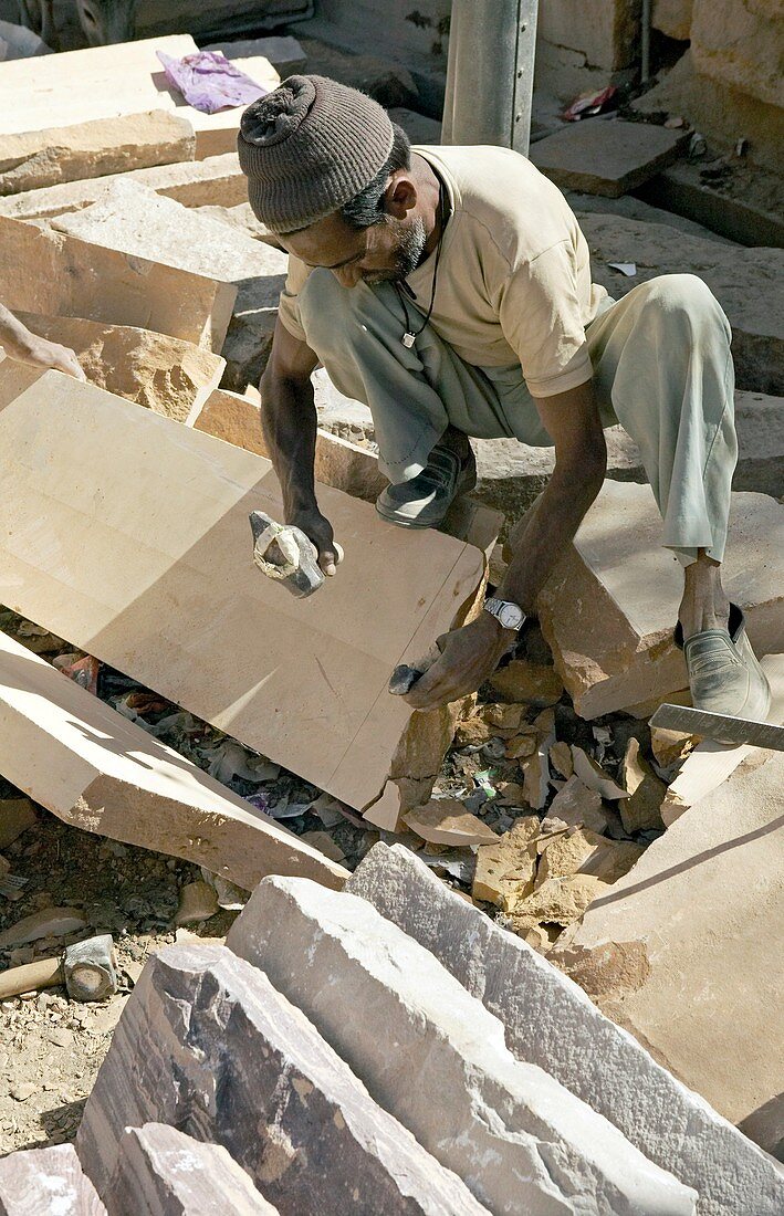 Shaping stone,India
