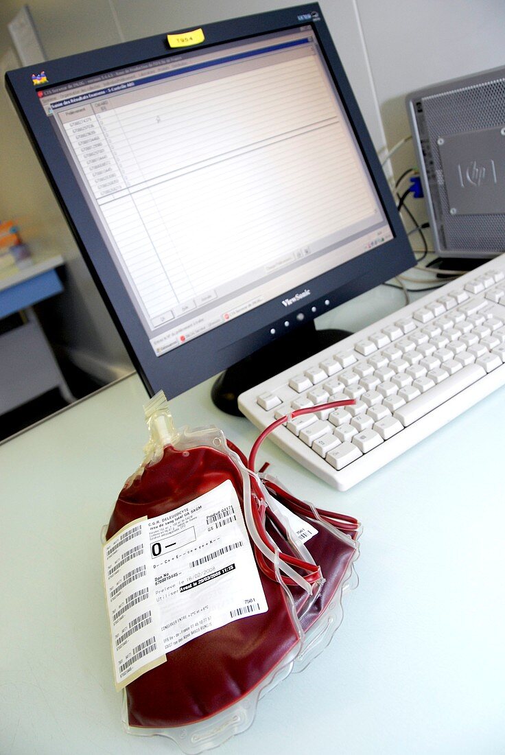 Donor blood database
