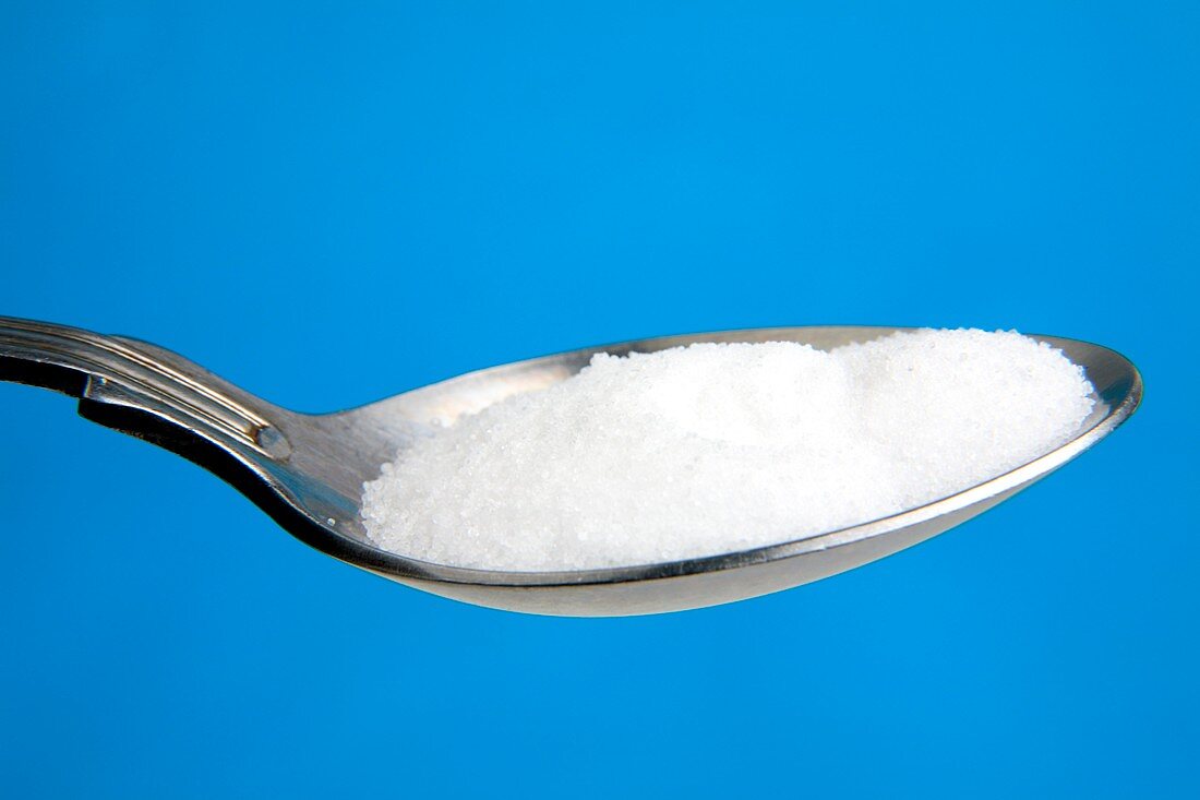 Salt in a teaspoon