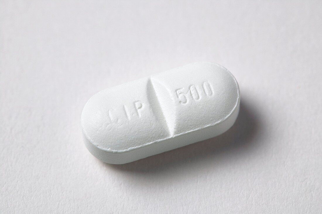 Ciprofloxacin antibiotic pill