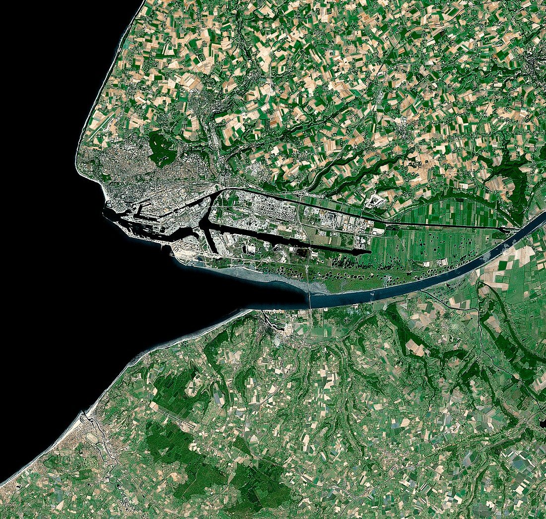 Le Havre,satellite image