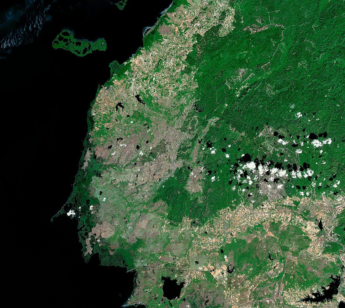 Mantua,Cuba,satellite image