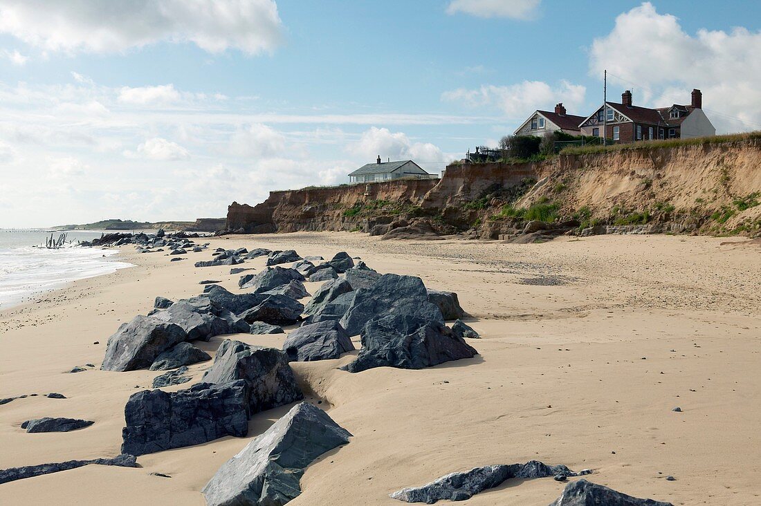Coastal erosion,Norfolk