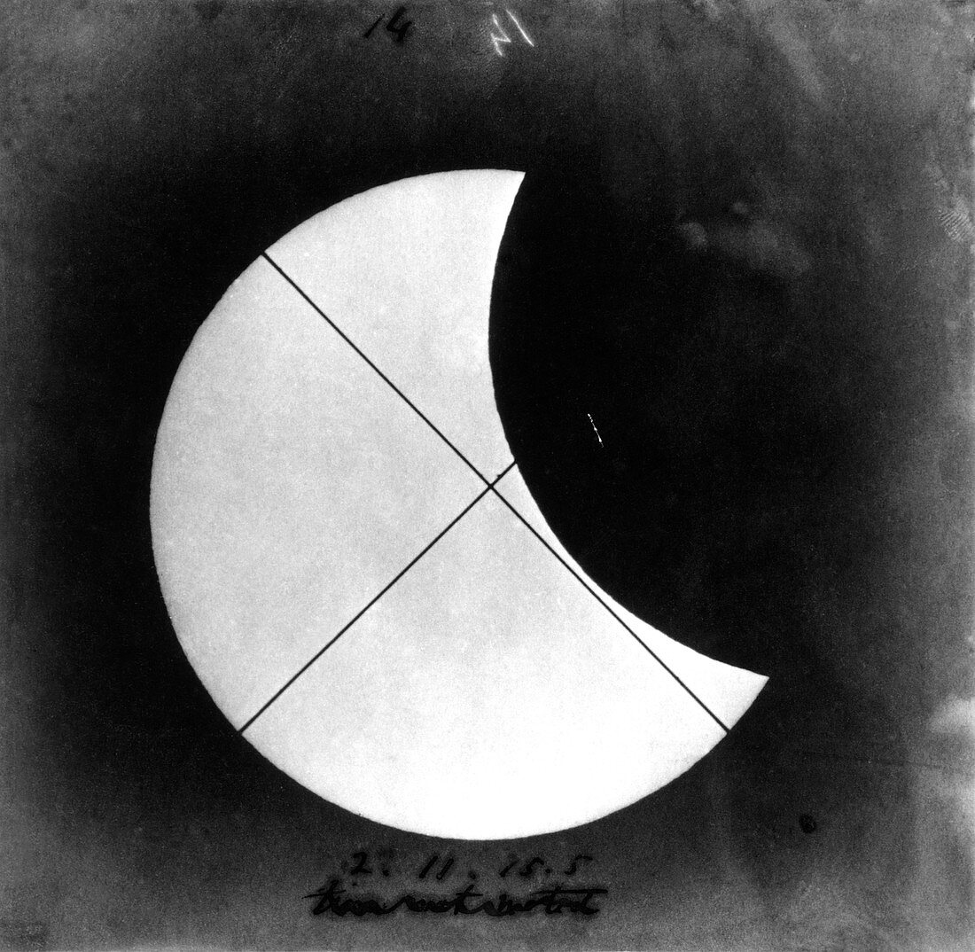 Solar eclipse,1860