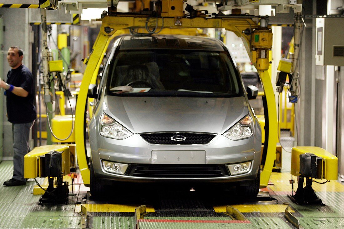 Ford car assembly line