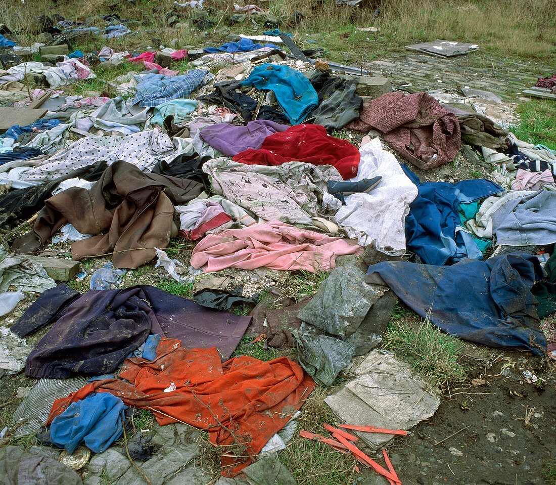 Dumped clothes