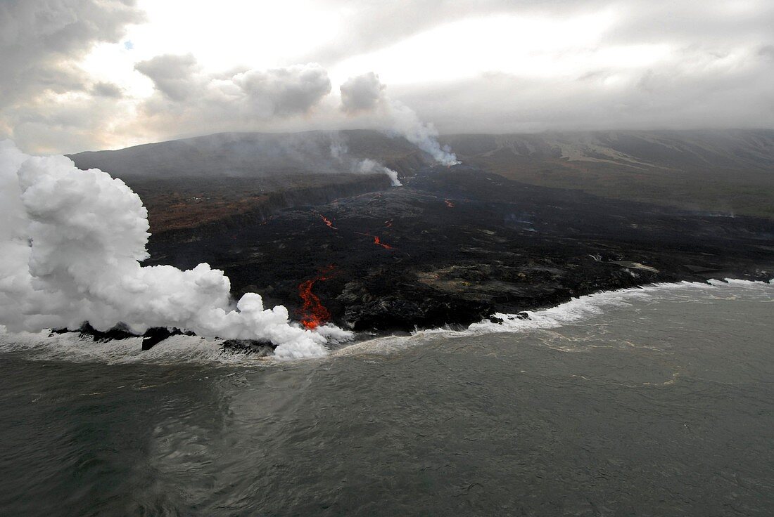 Volcanic eruption,Reunion Island