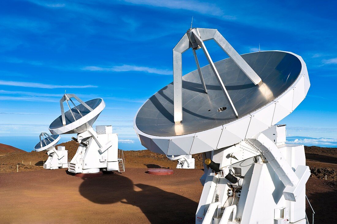 Submilllimeter Array telescopes,Hawaii