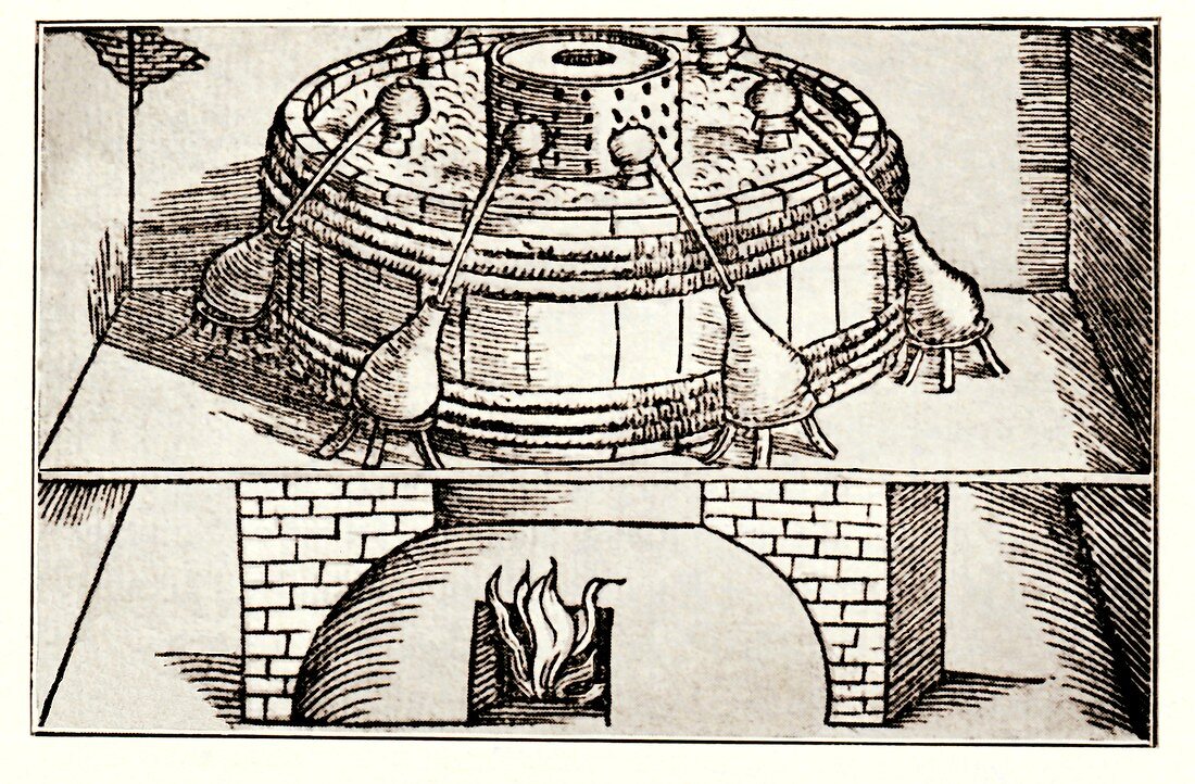 Industrial-scale water bath,1540
