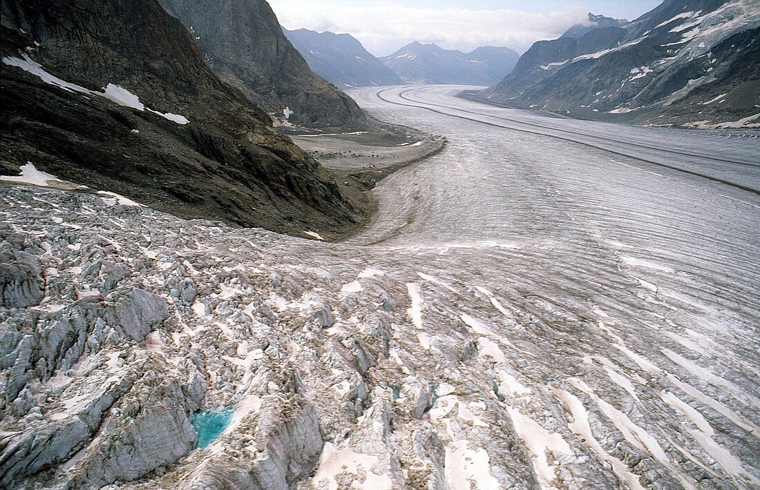 Great Aletsch glacier,Switzerland