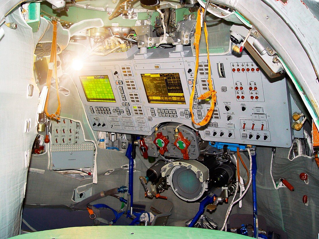 Soyuz-TMA spacecraft cockpit