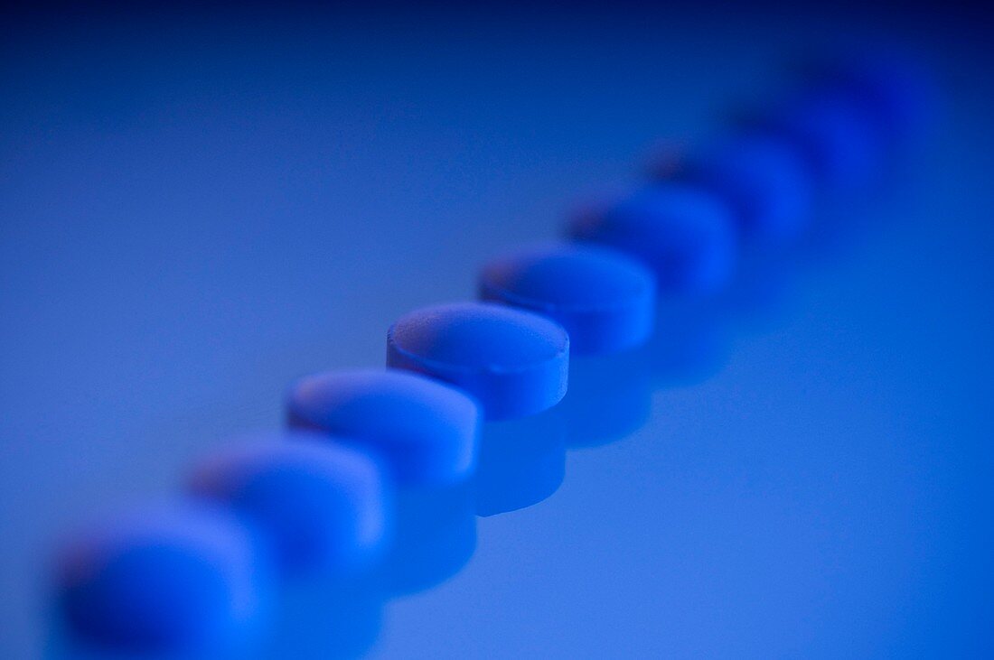 Row of pills