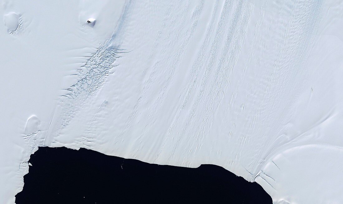 Pine Island Glacier,satellite image