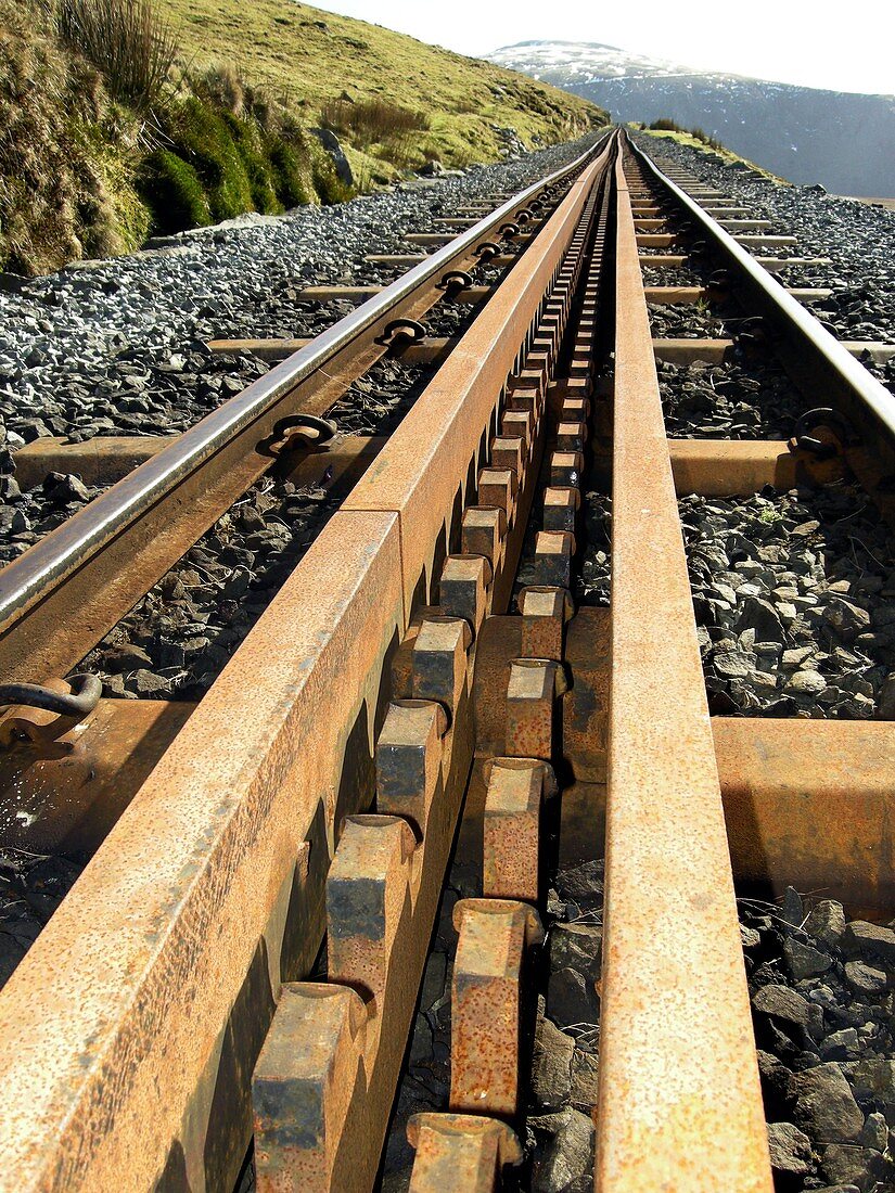 Rack and pinion railway
