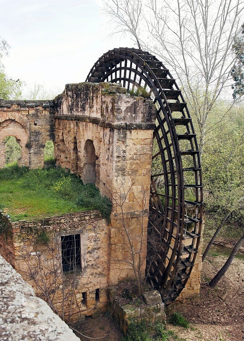 Islamic waterwheel,Cordoba,Spain