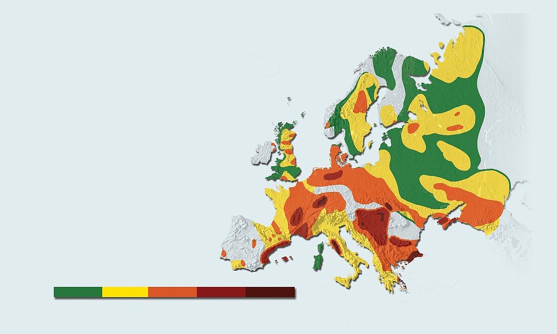 Geothermal mapping,Europe