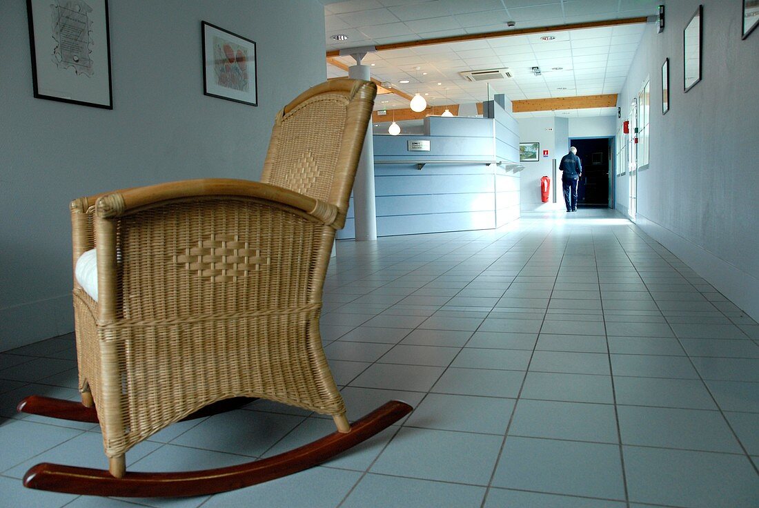 Rocking chair in a care home