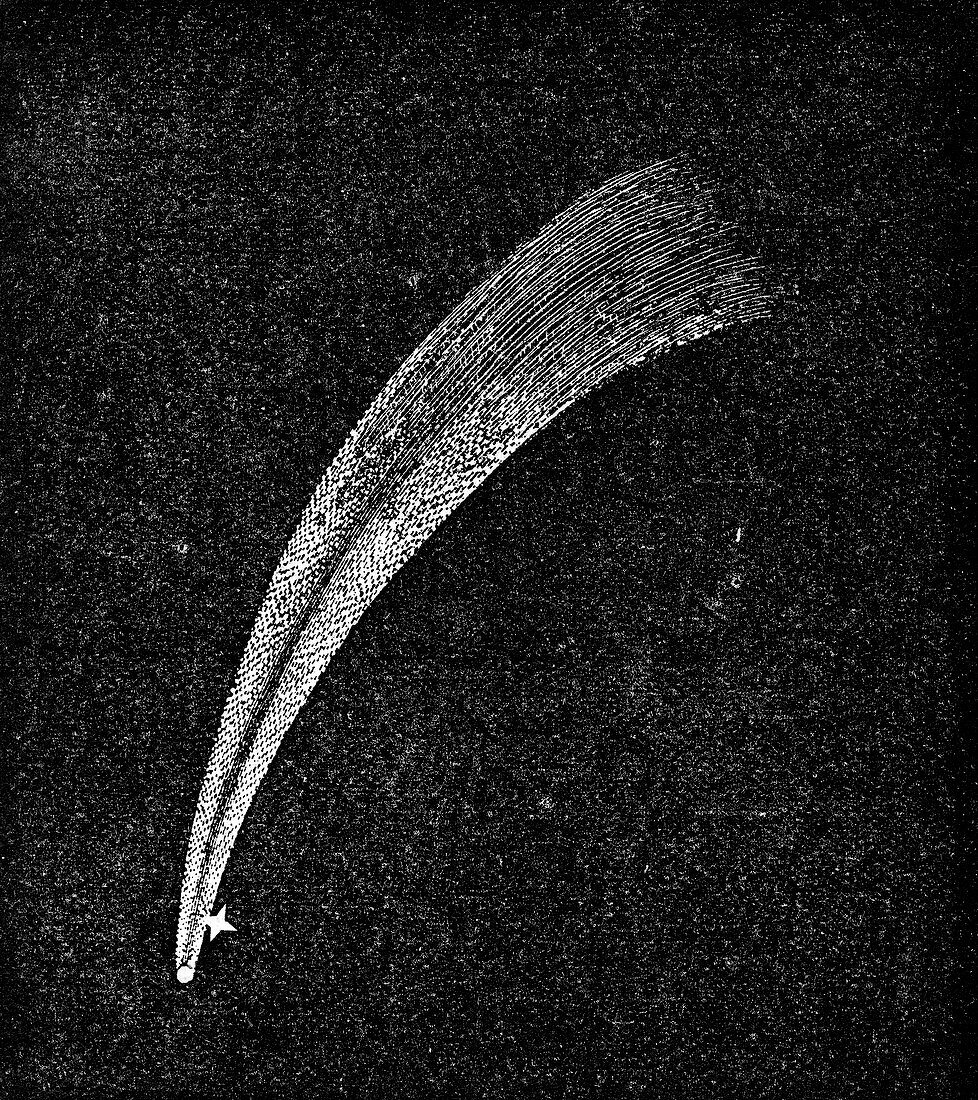 Donati's Comet,19th century artwork
