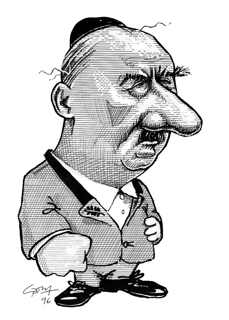 Martin Heidegger,caricature