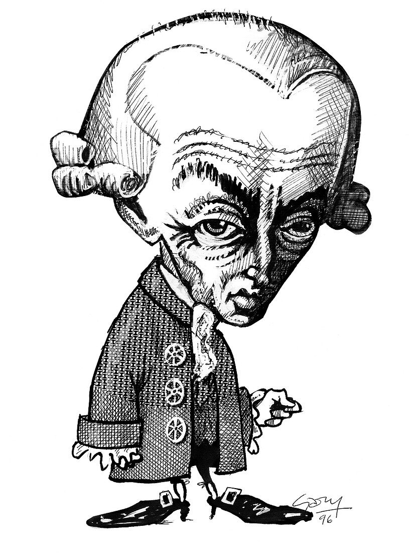 Immanuel Kant,caricature