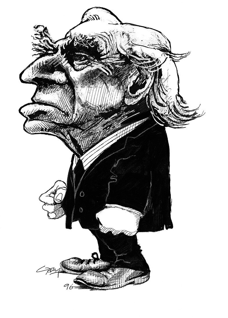 Bertrand Russell,caricature