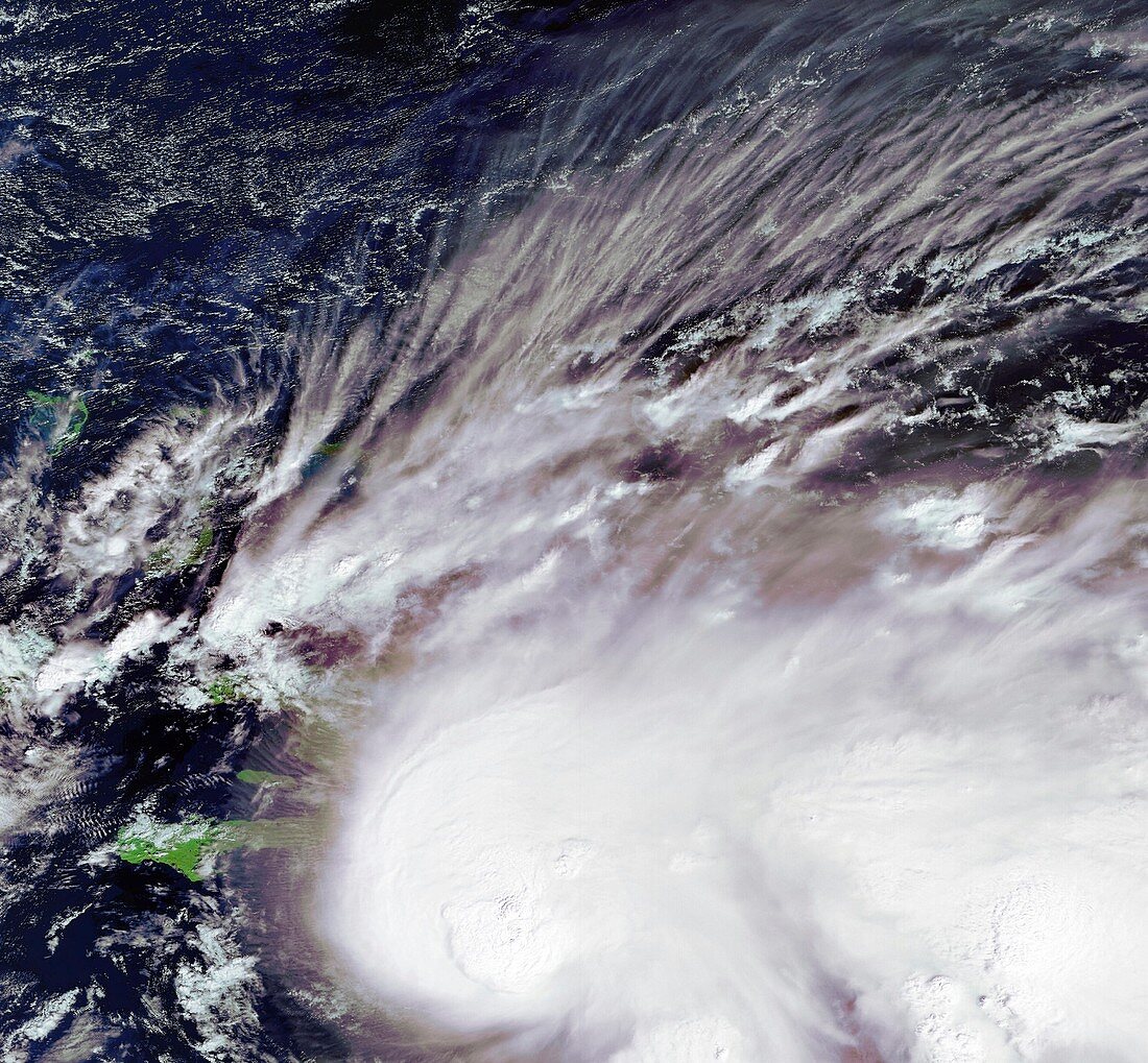 Tropical storm Noel,satellite image