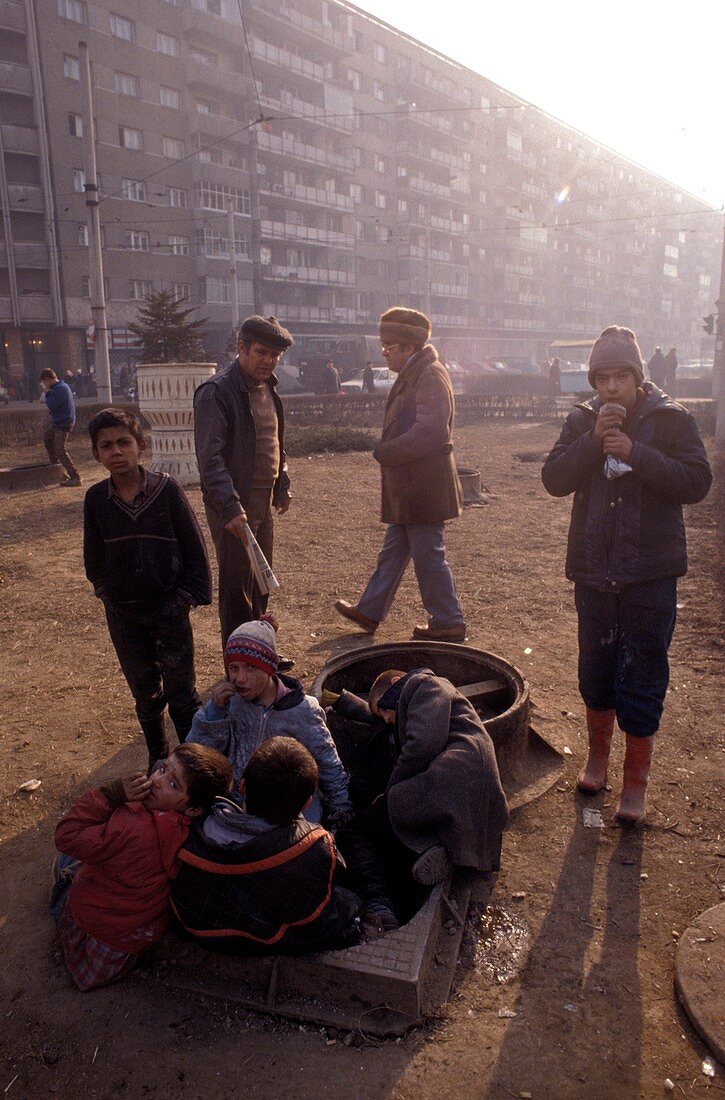 Street children,Romania