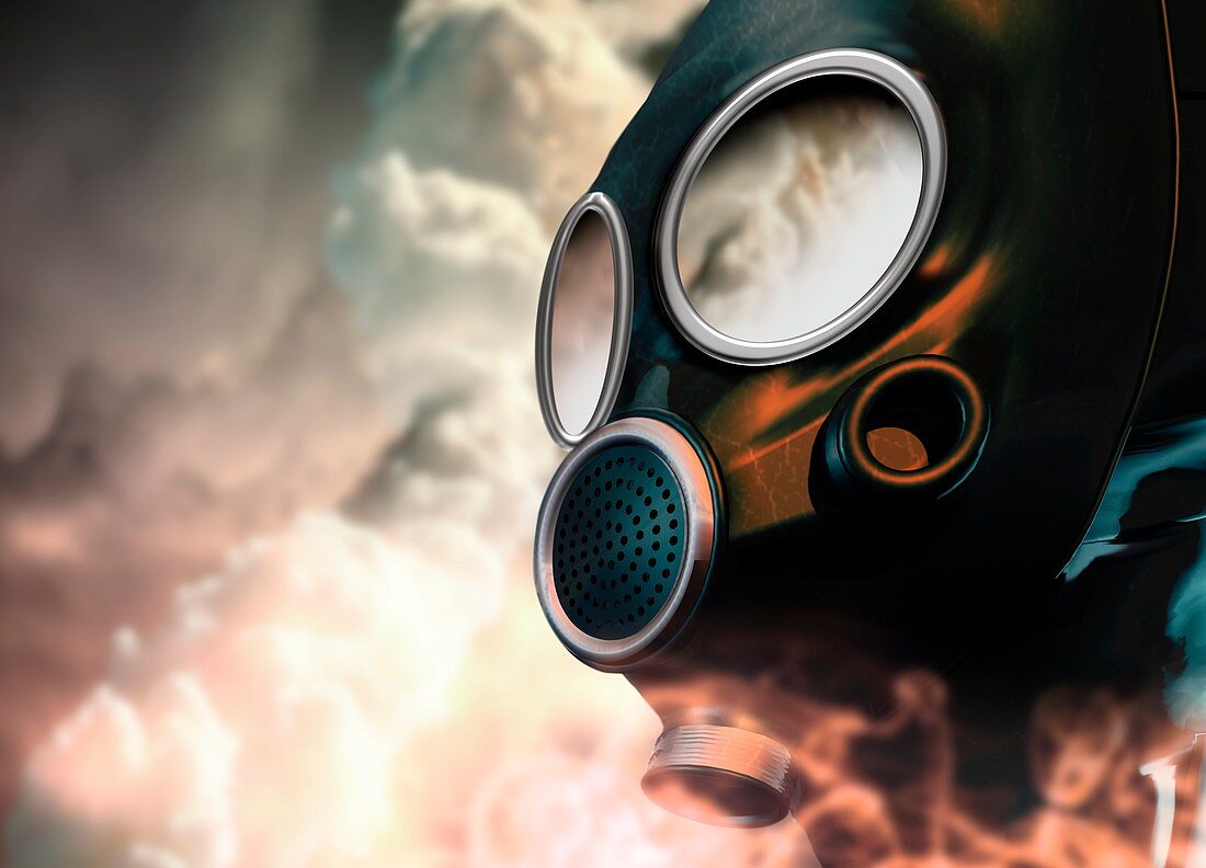 Chemical warfare,conceptual artwork