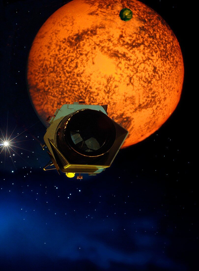 Kepler telescope,artwork