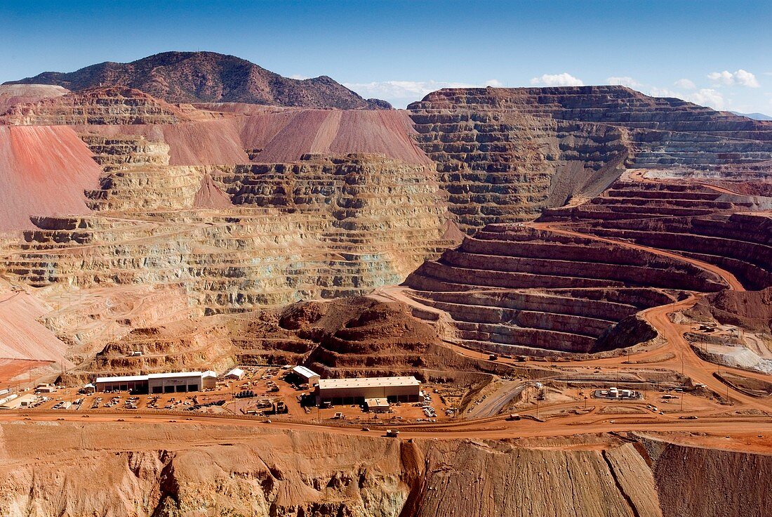 Copper mine,Arizona,USA