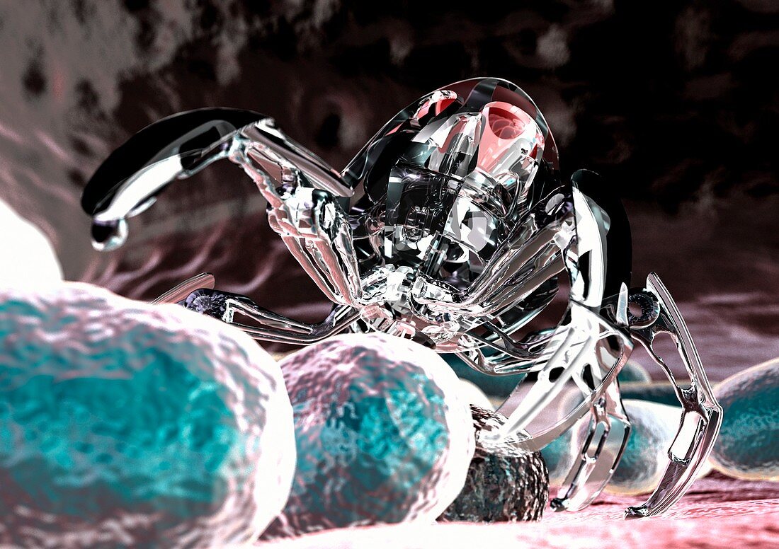 Medical nanorobot,artwork