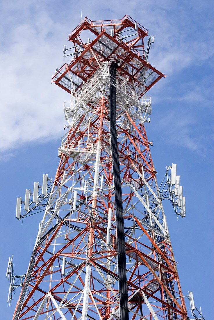 Radio transmitter mast
