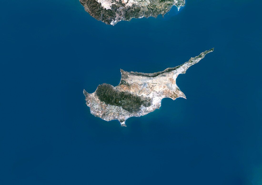 Cyprus,satellite image