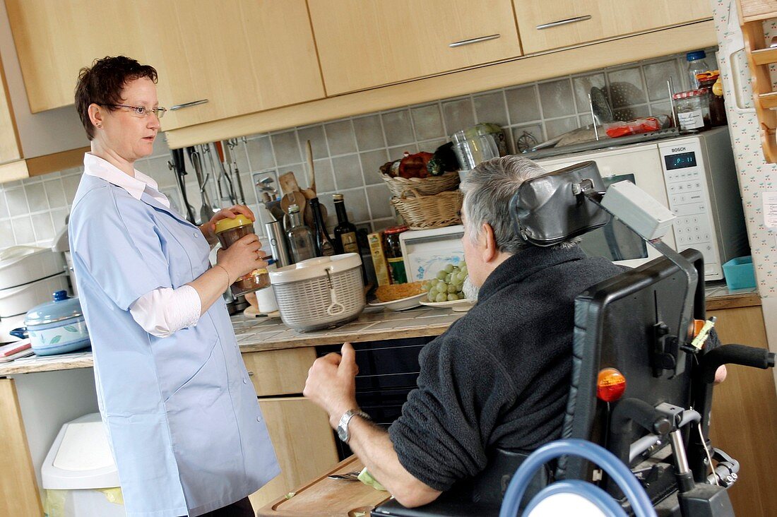 Home help for disabled person