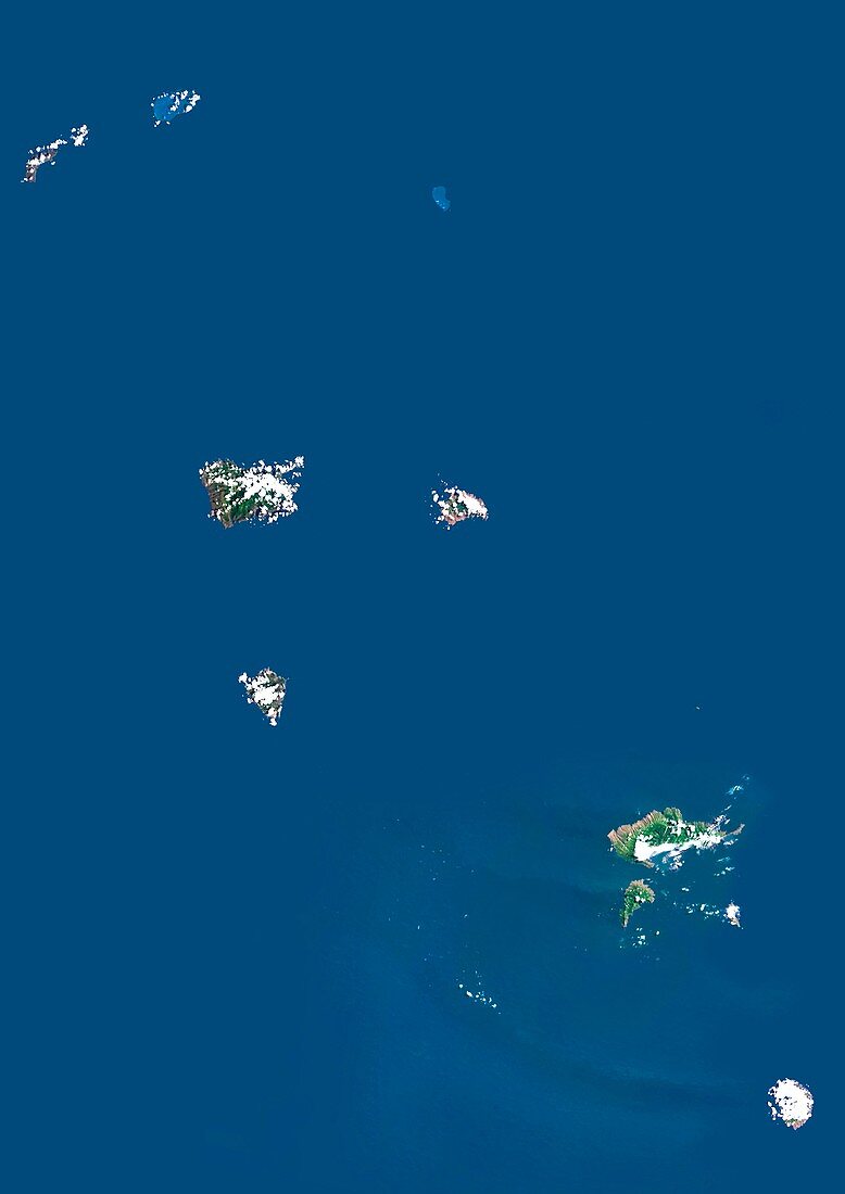 Marquesas Islands,satellite image