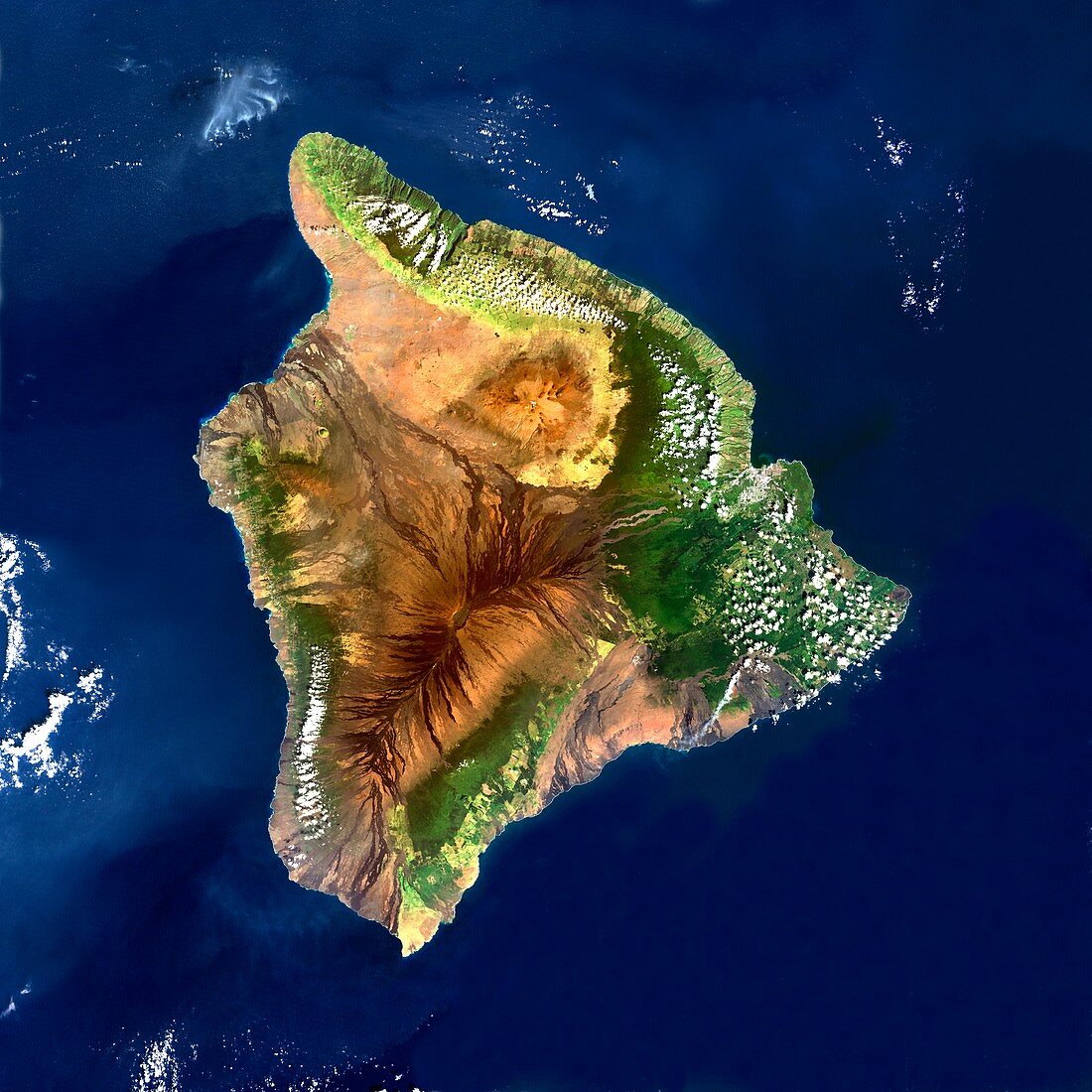 Hawai'i,satellite image