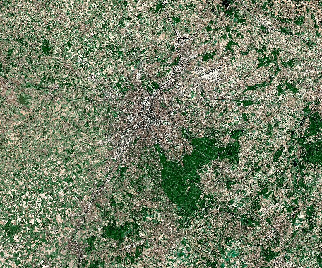 Brussels,Belgium,satellite image