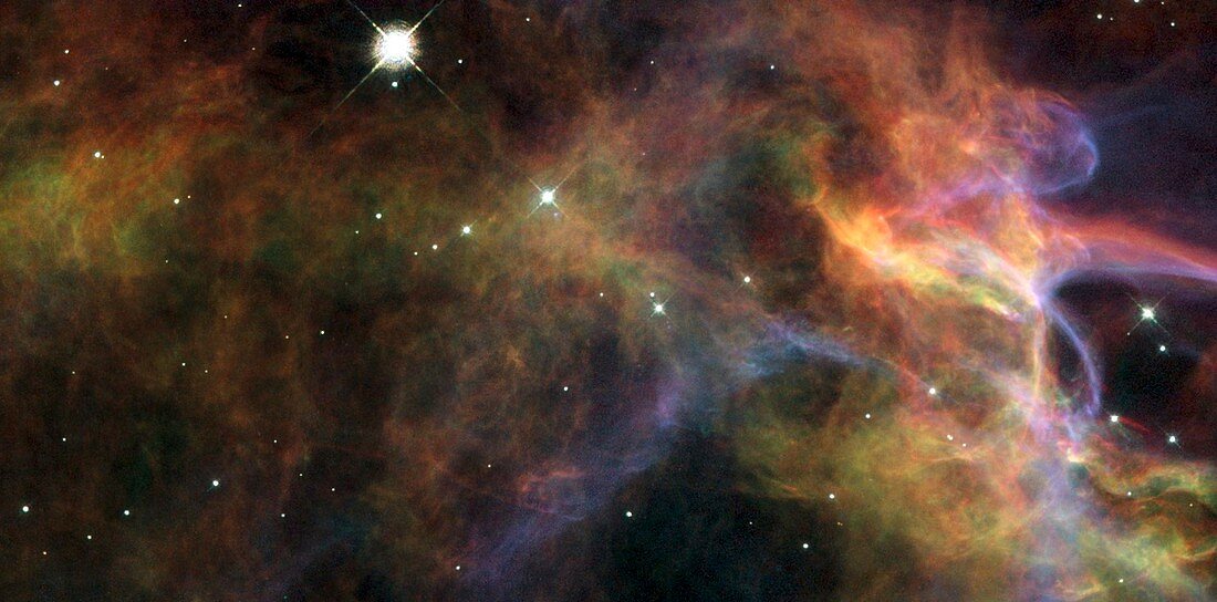 Veil nebula,HST image