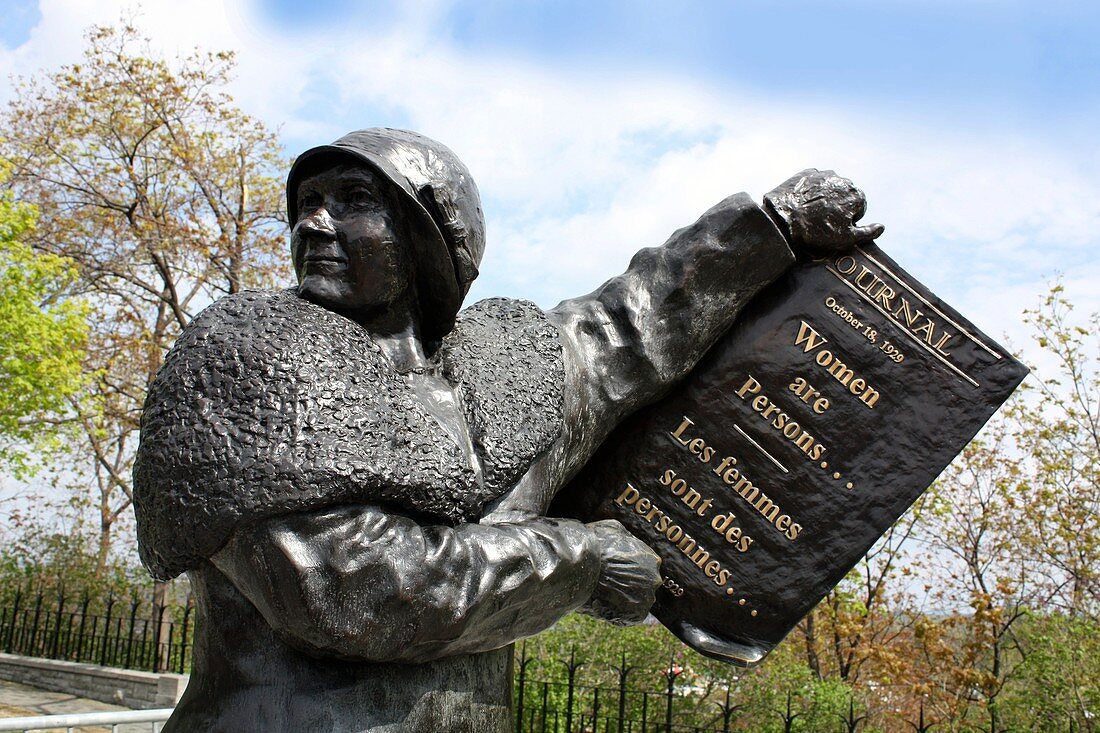 Women's rights statue,Canada