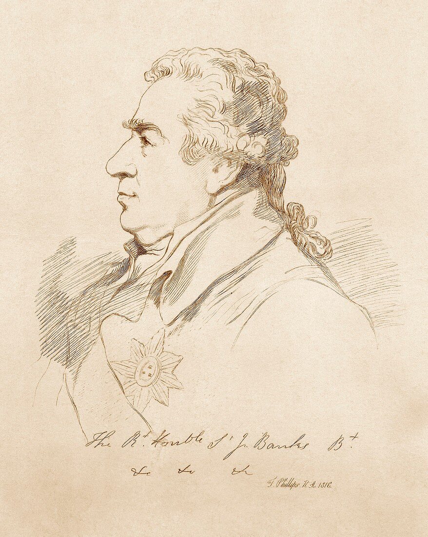 Sir Joseph Banks,British botanist