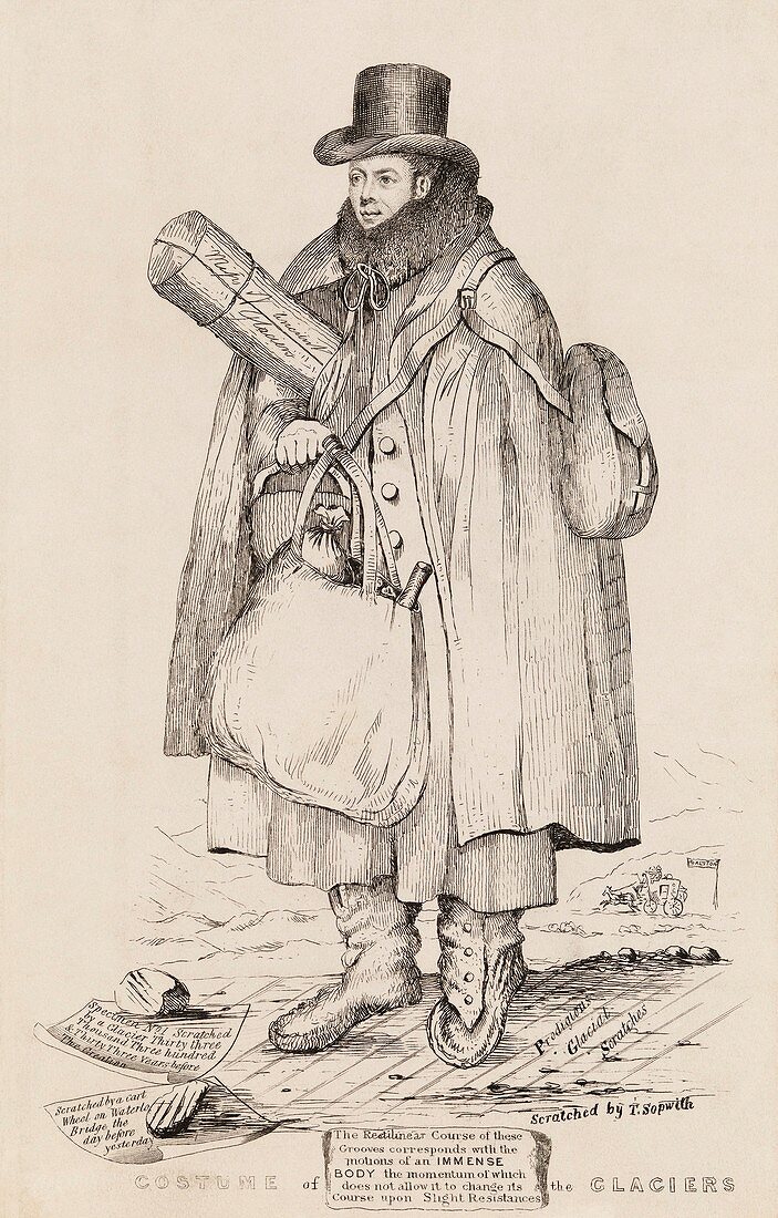 Caricature of William Buckland,geologist