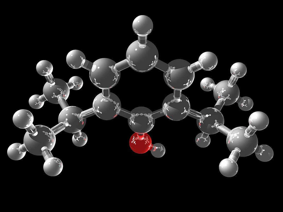 Propofol molecule