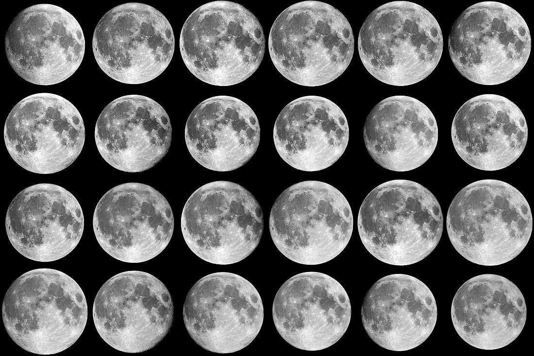 Lunar libration sequence