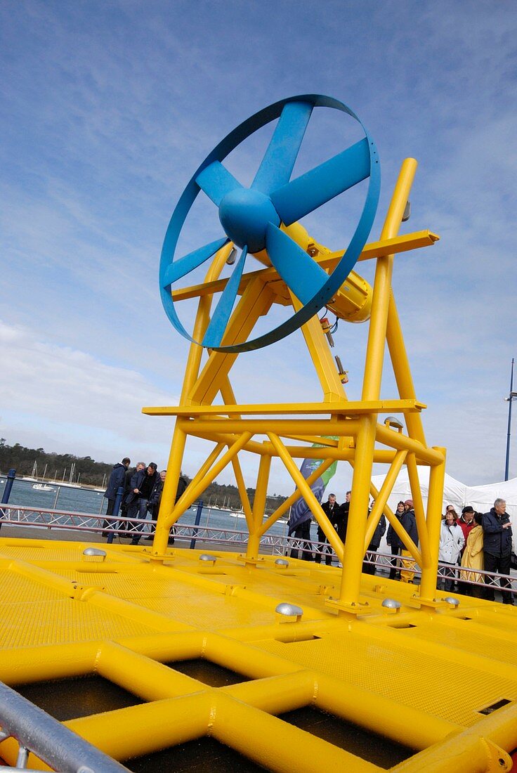 Sabella underwater tidal turbine