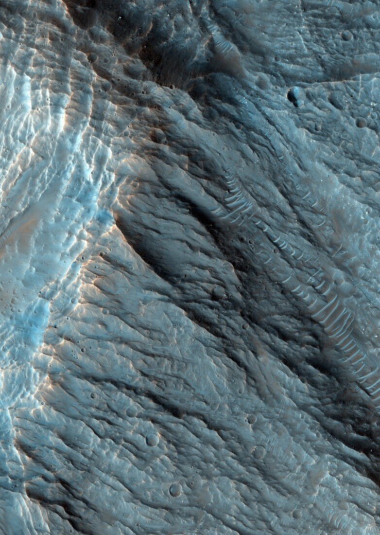 Martian landslides