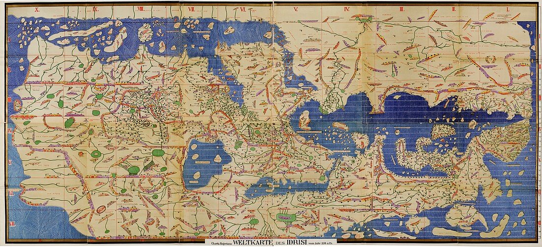 Al-Idrisi's world map,1154