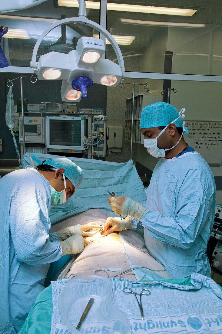 Hernia operation