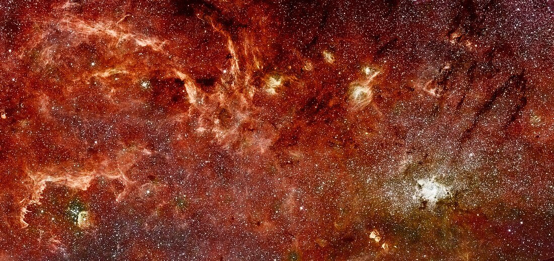 Milky Way galactic centre,infrared image