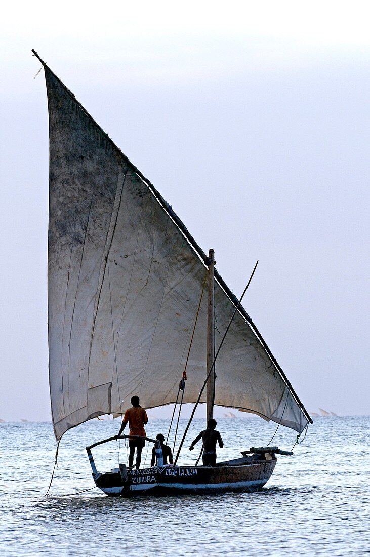 Traditional dhow,Zanzibar