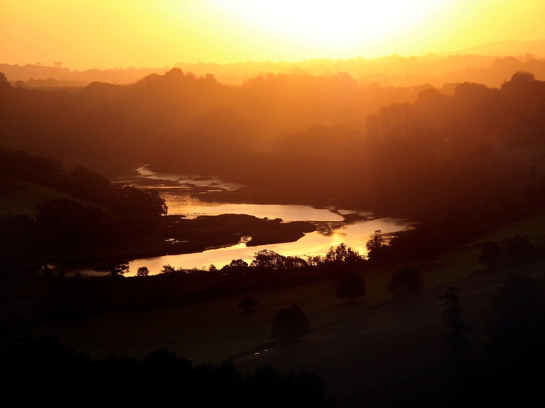 Dawn over the River Dart